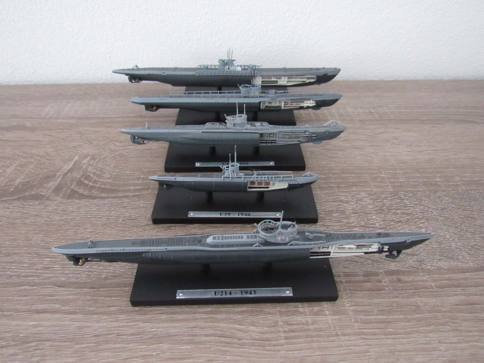Afbeelding van Konvolut U-Boot Modelle von Atlas, 5 Stück