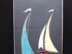 Afbeelding van Rucha Keramik Wandbild, Segelboote, Design Adele Bolz (1914-1964)