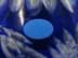 Obraz IRENA Kugelvase aus Bleikristall, Kobaltblau überfangen