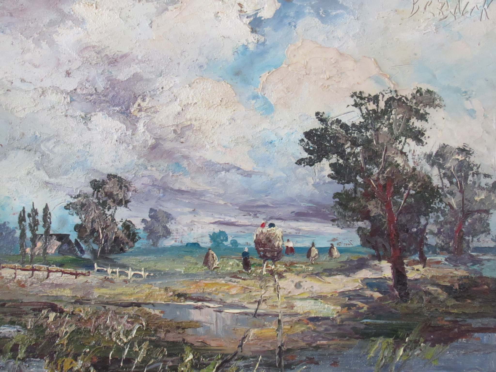 Bild von Professor Curt Bersick, Gemälde Landschaft