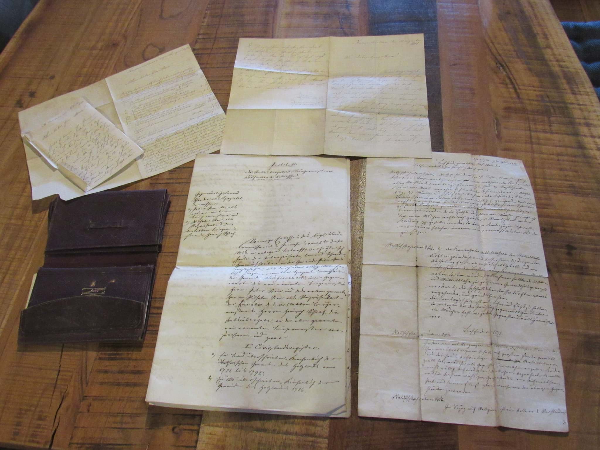 Bild av Antike Dokumentengruppe, Handschriften um 1849 / 1880, Sammlerstücke
