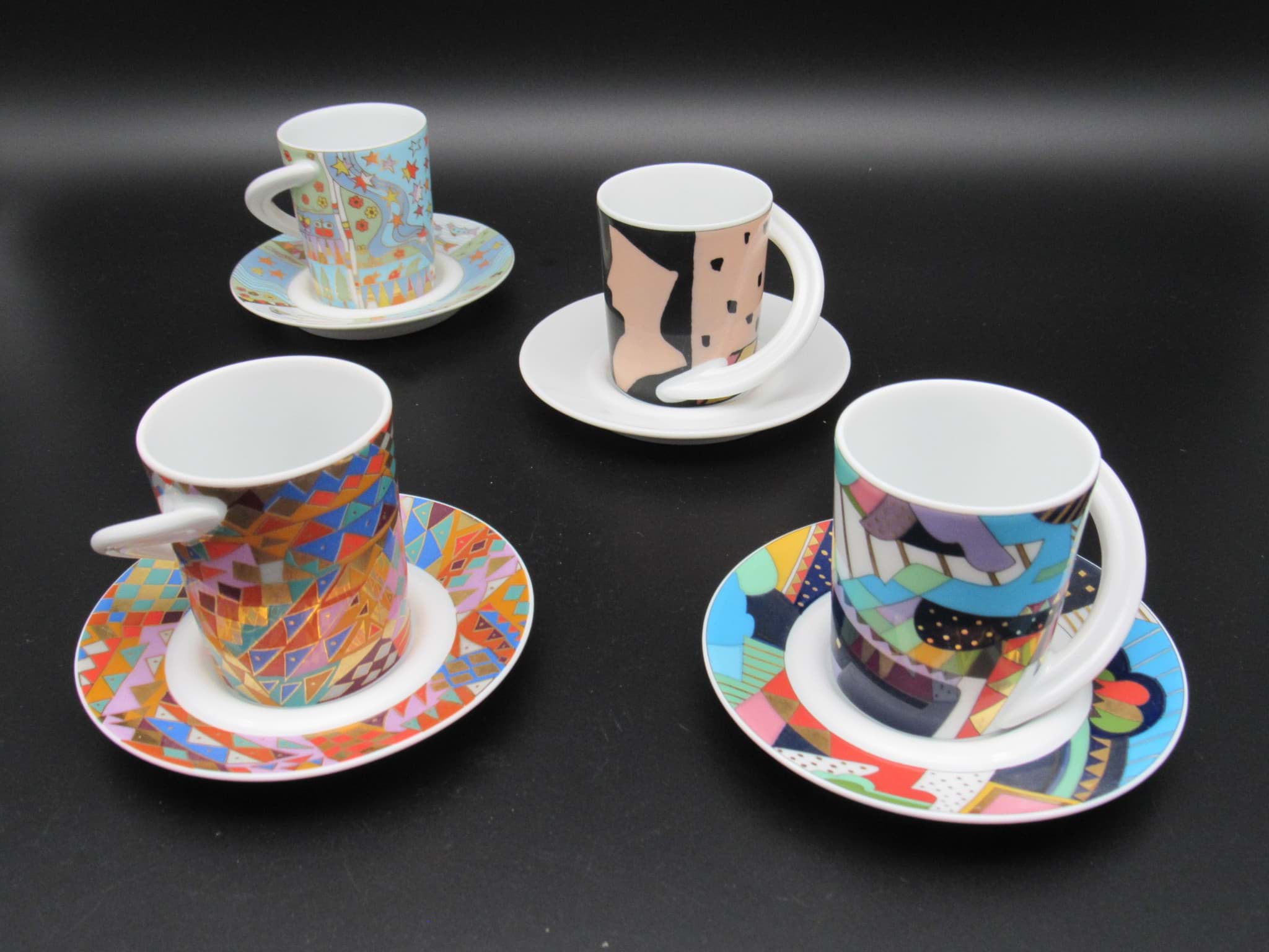 Bild von Rosenthal Espresso Sammeltassen Ensemble, 4 Gedecke