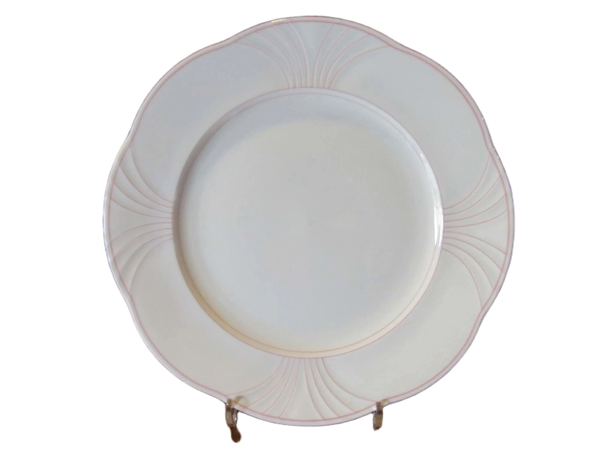 Villeroy und Boch Speiseteller der Serie Palatino in rosa, Set Ensemble für 12 Personen 
