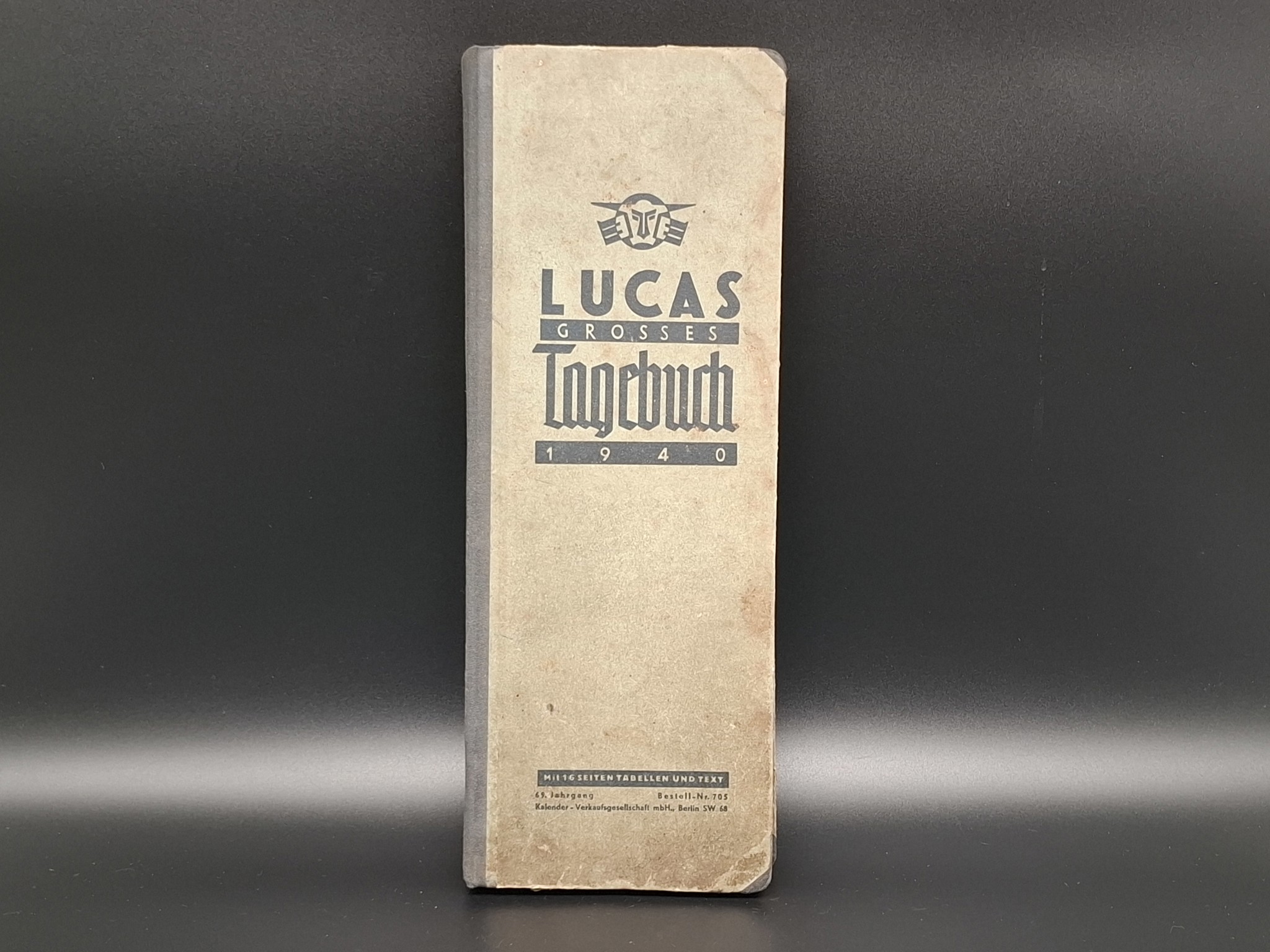 LUCAS Tagebuch 1940 Cover