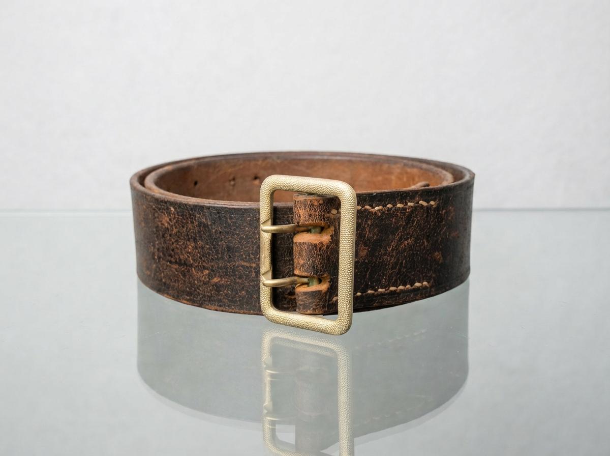 Wehrmacht Koppel Riemen RZM 16 – Überlänge 106 cm – Lederkoppel Vintage Militaria