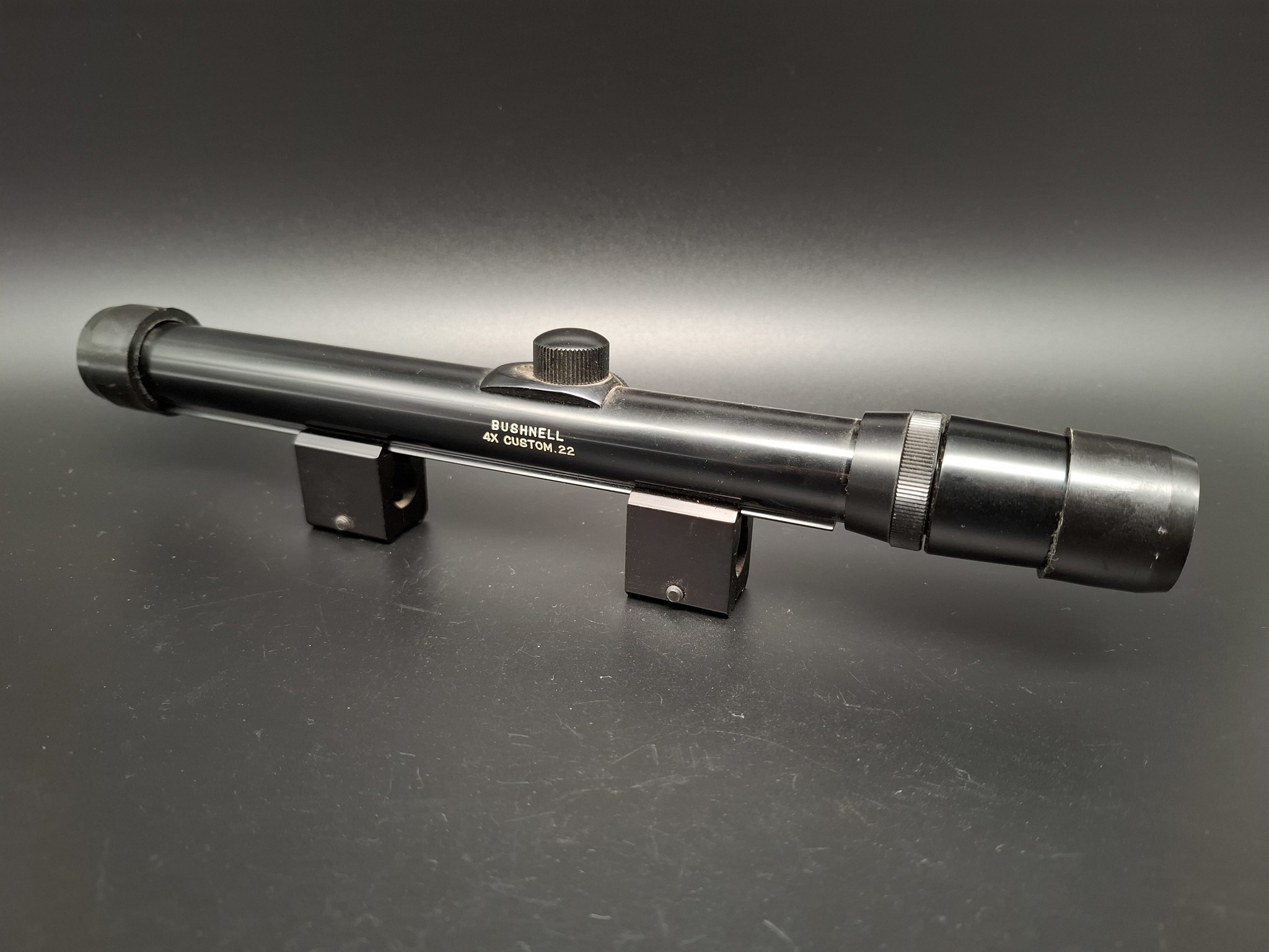 TITEL: Bushnell 4x Custom .22 Zielfernrohr – Vintage Optik inkl. Montage – Japan