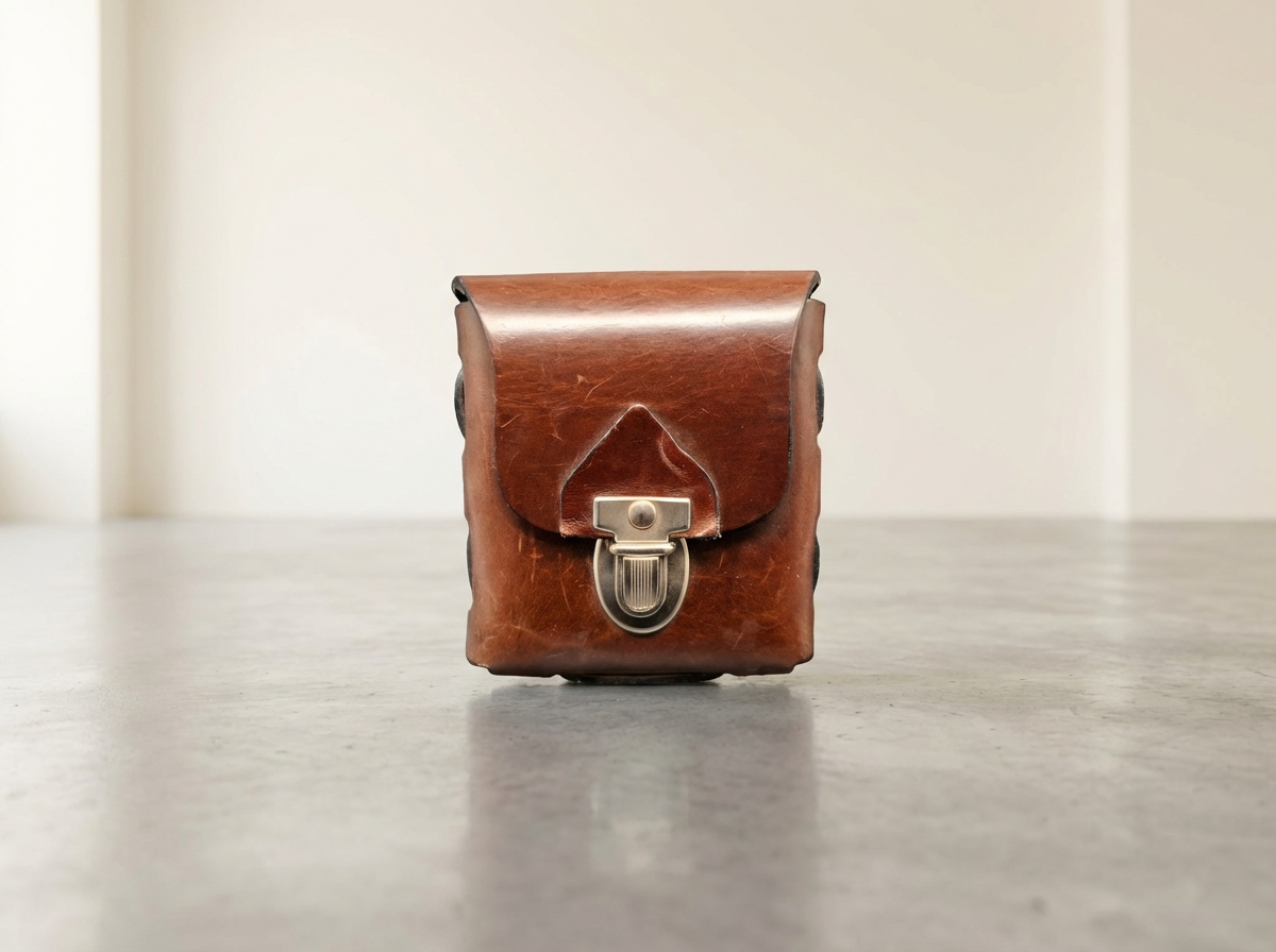 Original Schweizer Armee Patronentasche – Vintage Sattelleder – Stgw 57 – Handarbeit