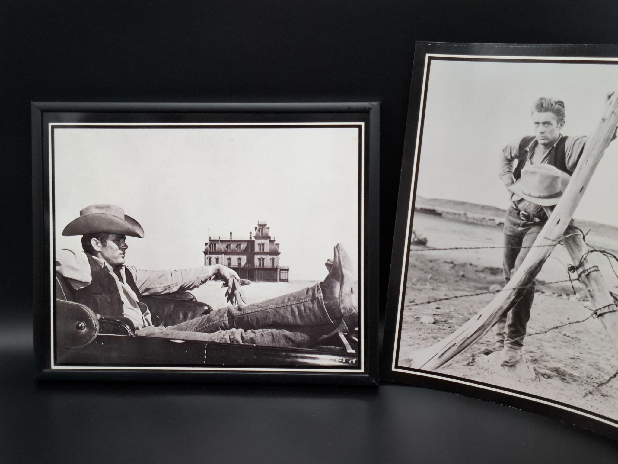 James Dean Fotodrucke 1987 Foundation Print France 2er Set Vintage