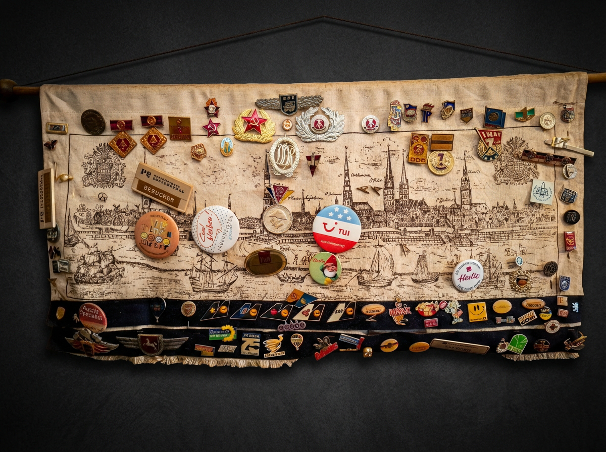 Riesiges Konvolut 100+ Anstecknadeln Pins Abzeichen DDR Lufthansa Flugsport