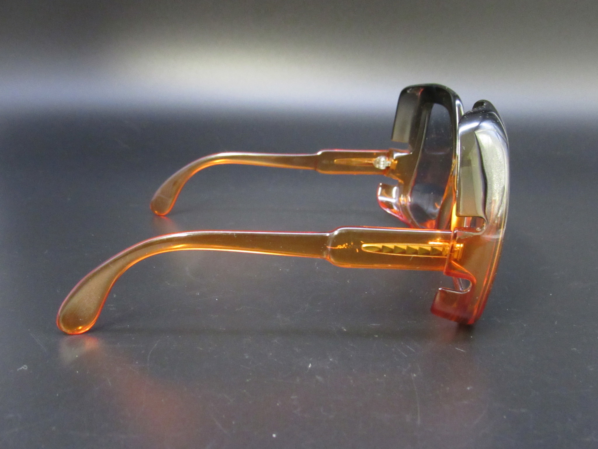 Saphira Vintage Damen Sonnenbrille Oversize 70er Jahre Gradient, Bild 3