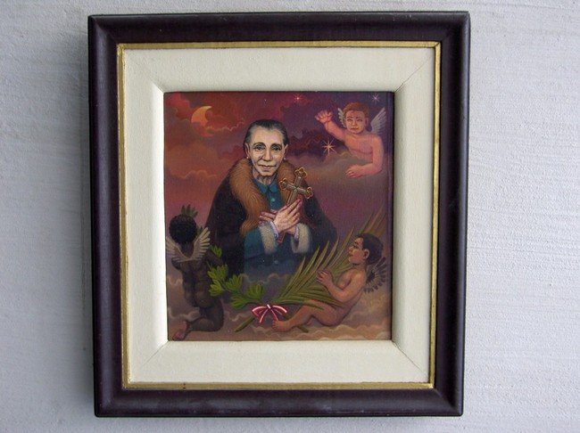 Obraz Gemälde: Mutter Teresa, Öl auf Leine
