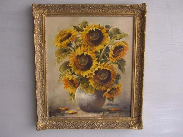 Blumenstrauss Der Sonnenblumen Claude Monet Impressionistische
